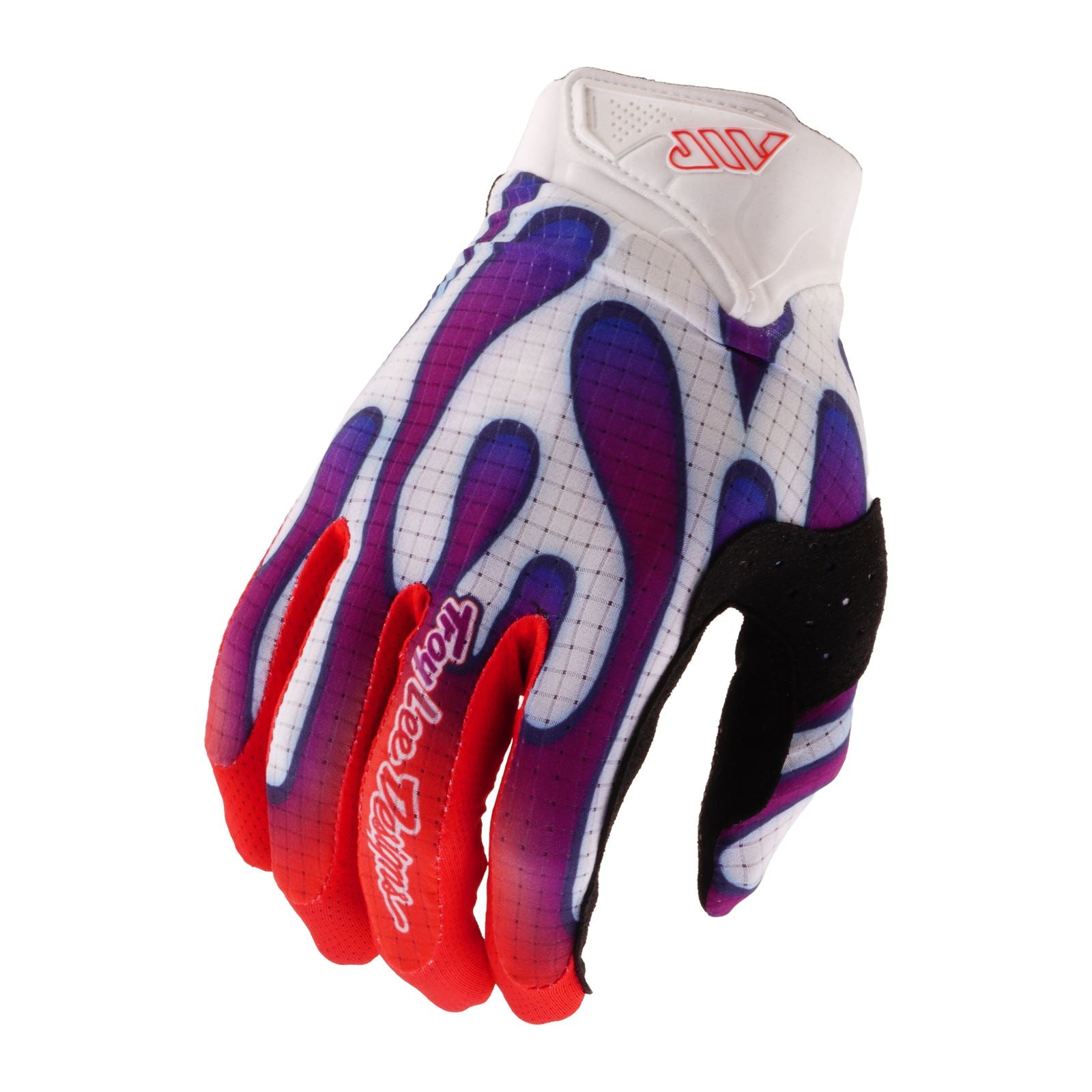 Troy Lee Designs Spring 2026 Youth AIR Overspray MX Gloves White Violet